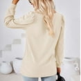 thumbnail image 4 of Annhoo Dressy Shirts for Women Square Neck Puff Long Sleeve Tops Fall Casual Pleated Going out Blouse Tees, 4 of 4