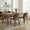 Brown, variant on Upholstered Dining Chairs with Solid Wood Frame, Padded Seat & Curved Back, Chenille Accent Chairs for Dining Room, Kitchen, Living Room, Beige, Set of 4