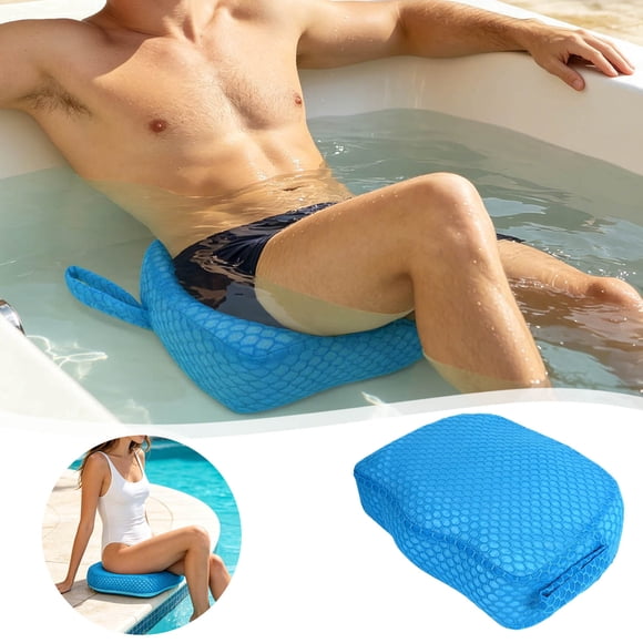MKHSQHDG Sales Today Clearance Weighted Hot Tub Booster Seat 3D Air Mesh Spa with Bottom Quick Sinking Bath Seat for Hot Tubs Pools & Bathtubs Washable