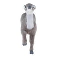 thumbnail image 3 of Simulation Élan de Noël en Peluche Renne Cadeaux Modèle de Cerf Jouet Gris Support Féminin, 3 of 7