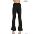 thumbnail image 2 of Zenana Regular and Plus Size Buttery Soft Banded High Waist Flared Leg Yoga Pants, 2 of 5
