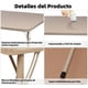 thumbnail image 3 of HOMYLIN Mesa Plegable de 85CM con Tablero Acolchado de PVC Negro, Multifuncional portátil para Interior/Exterior, hogar, Fiestas, picnics, Juegos, 3 of 5