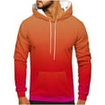 thumbnail image 2 of Namayuj Hoodies for Men Trendy Gradient Hooded Sweatshirt Athletic Sweater Tops Soft Long Sleeve Shirts with Pcokets, 2 of 6