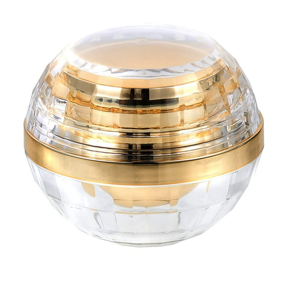 FFIY Empty Cream Jars Refillable Makeup Containers Portable Lotion Dispenser Case Travel Sample Storage Bottle Sealing Pot Cosmetic Containers 5. 5X5. 5X4. 5CM