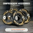 thumbnail image 3 of KFFKFF Electrical Towing Brake Assembly, Dimensions 12" x 2", Set of 2 Pairs Auto-Regulating Brake Kits Suitable for 7000 lbs Axle, 5-Point Installation, Support Plates, 3 of 9
