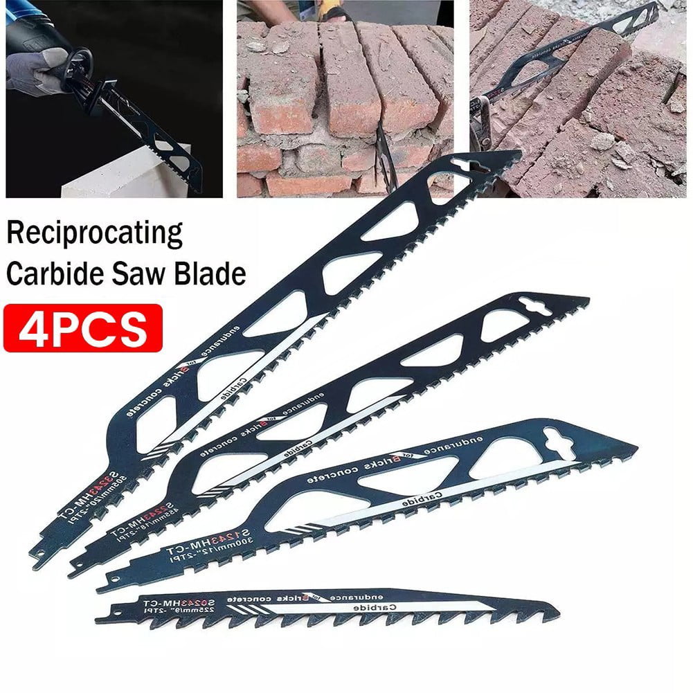 Carbide Tip Reciprocating Saw Blade For Brick Stone Cut Tool Abrasive Material