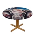thumbnail image 3 of nygtbtfer American Flag Round Tablecloth Round Fitted Table Cover with Elastic Edge Washable Outdoor Circle Table Cloths for Kitchen Dining Party Picnic Indoor Patio Decor 31-35, 3 of 8