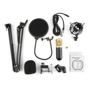 Condenser Microphone Set Recording Suspension Boom Scissor Arm Stand BM-800