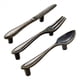 thumbnail image 5 of 30 Piezas Cuchillo Cuchara Tenedor Gabinete de Cocina Armario Cajón Tiradores Perillas 3 Pulgadas Centro Una Centro Bronce, 5 of 5