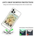 thumbnail image 3 of Tarot Card Pizza Case for iPhone 13 Pro,Aesthetic Art Design TPU Bumper Cover Case, 3 of 5
