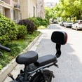 thumbnail image 1 of BESTYASH Backrest for Bike 1Pcs Wide Applicability Steel Red for Bike, 1 of 8