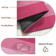 thumbnail image 6 of 2x3 Ft Entryway Area Rug, Pink Ombre Kitchen Rug Runner Washable Floor Mat, Gradient Pink Woods Farmhouse Non Slip Indoor Door Mat Throw Carpet for Bathroom Living Room Bedroom, 6 of 8