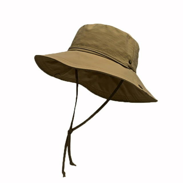 Sombreros para hombre y mujer, estilo único, color sólido, sombrero de pescador, sombrero de playa, sombrero de poliéster para mujer.