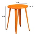 thumbnail image 2 of 24'' Round Black Metal Indoor-Outdoor Table, 2 of 3