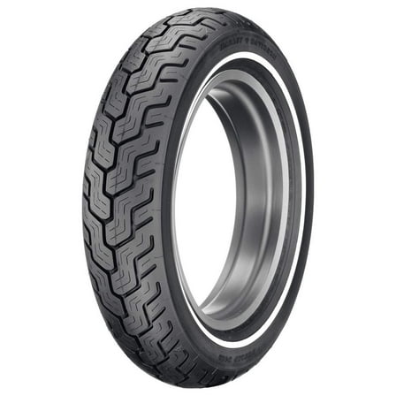 Dunlop Harley-Davidson D402 Rear Motorcycle Tire MT90B-16 (74H) Slim White Wall For Harley-Davidson® Softail Deluxe FLSTN® 1987-1989,1992-1993,1995-1998,2000,2003
