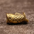 thumbnail image 4 of Artistic Fish Metal Beads for Creative Paracord Projects and Fashionable Jewelry Large Hole Charm Artistic Collectibles, 4 of 12