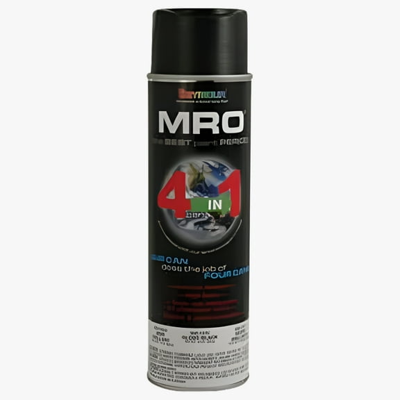 Seymour 620-1415 MRO Industrial High Solids Spray Paint, Gloss Black, 20 oz.