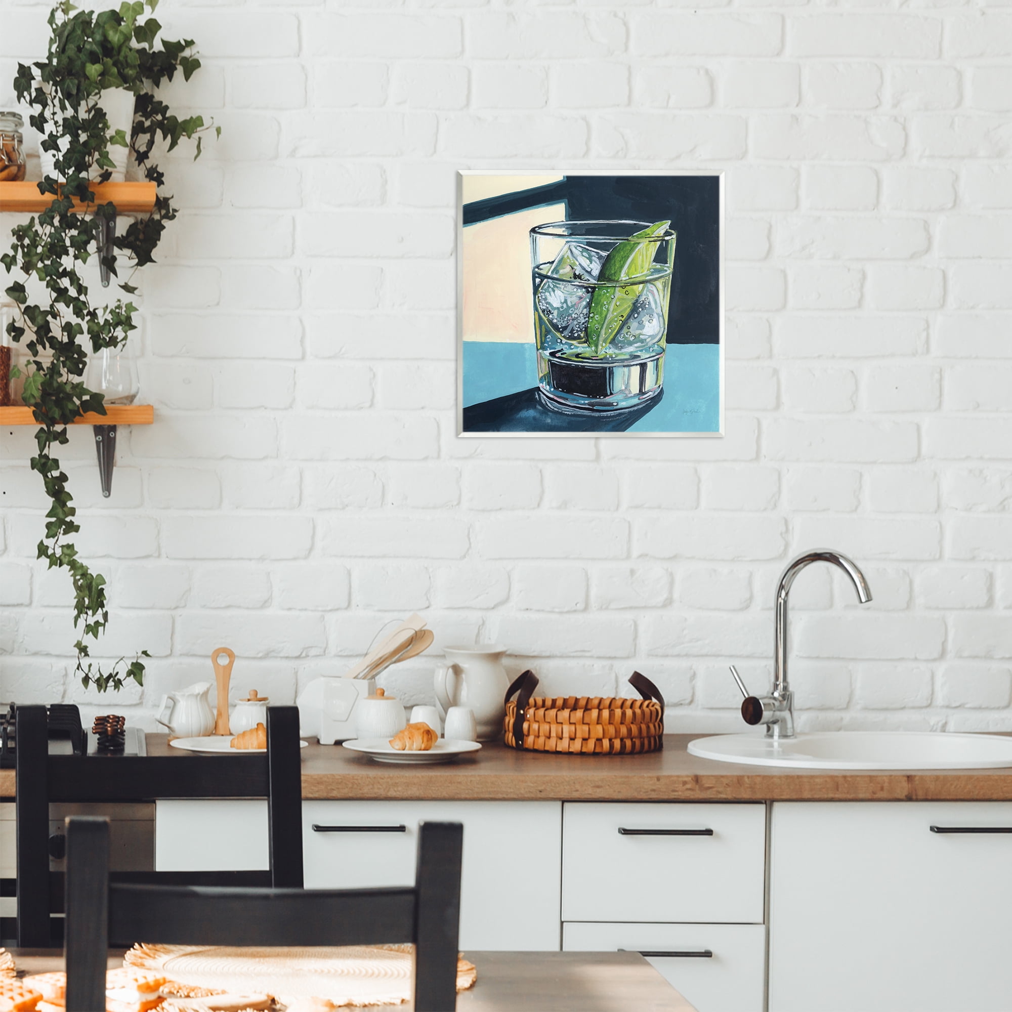 Stupell Industries Strong Gin and Tonic Wall Plaque Art, design by Kate Jarvik Birch
