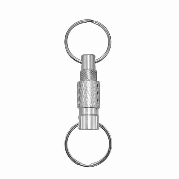 Key Holder with Easy Separation Pull Apart Keychain Feature Metal Detachable Keychain Practical Key Organize