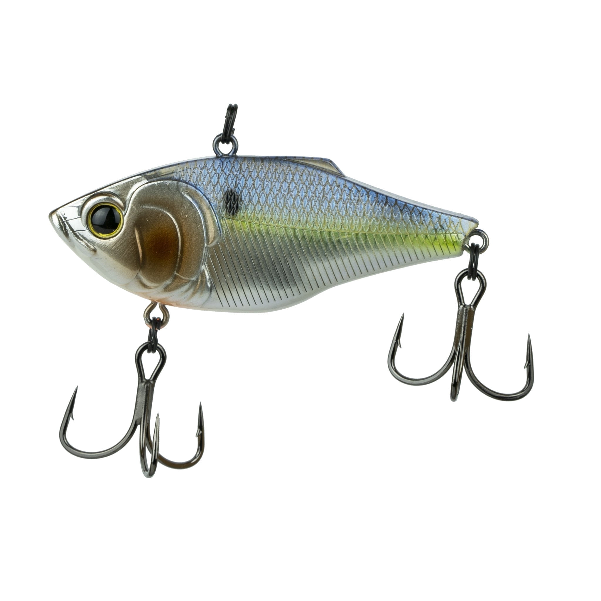 (3 pack) 6th Sense – Quake Series Lipless Crankbait Bass Fishing Lure, Dual Flat-Back Design