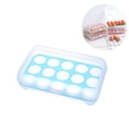 thumbnail image 2 of Egg Holder Fridge Plastic Chicken Egg Storage Box - Shatterproof Non-Slip Container, 2 of 5