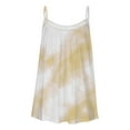 thumbnail image 5 of Pleated Tie-Dye Tank Tops Women Spaghetti Strap Camis Crew Neck Tanks Loose Comfort Shirts Summer Basic Tank Top Dressy Casual Vest Singlets, 5 of 5