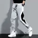 thumbnail image 3 of Pantalones deportivos masculinos, pantalones harén delgados y ajustados, pantalones lisos de verano, mallas, pantalones deportivos para hombre, ajustados, anchos y holgados, oferta de bienvenida, suda, 3 of 5