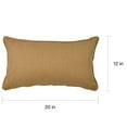 thumbnail image 5 of Blazing Needles Delaney 3-Piece Indoor/Outdoor Throw Pillow Set Merlot, 5 of 5