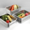 thumbnail image 4 of 1pc Stainless Steel Food Plate Serving Plate Kitchen Utensil Dinner Plate, 4 of 9