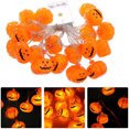 thumbnail image 2 of LED Curtain Pumpkin Fairy Lights In/Outdoor Party Halloween Home Decor, 2 of 9