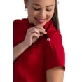 thumbnail image 4 of Chaqueta de chef Chef Works Springfield para mujer, color rojo mediano, 4 of 5