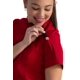 thumbnail image 4 of Chaqueta de chef Chef Works Springfield para mujer, color rojo mediano, 4 of 5