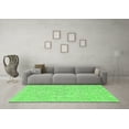 thumbnail image 3 of Ahgly Company Indoor Square Solid Green Modern Area Rugs, 5' Square, 3 of 4