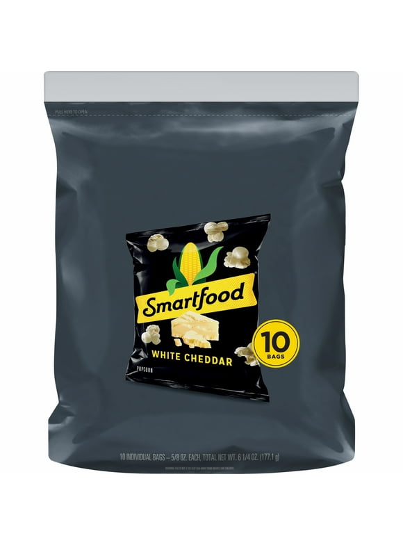 Smartfood White Cheddar Popcorn, 0.625 oz Bags, 10 Count