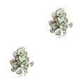 thumbnail image 4 of Toystoory Plantas artificiales ecológicas de plástico para hábitats de reptiles, no tóxicas, fáciles de limpiar, hoja baja de raíz de hoja de alumbre 2Conjunto, 4 of 6