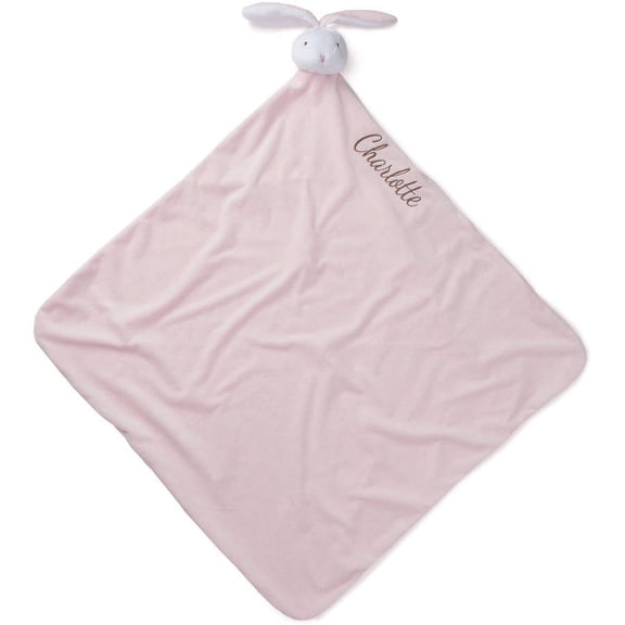 Personalized Bunny Nap Blanket, Pink or Blue
