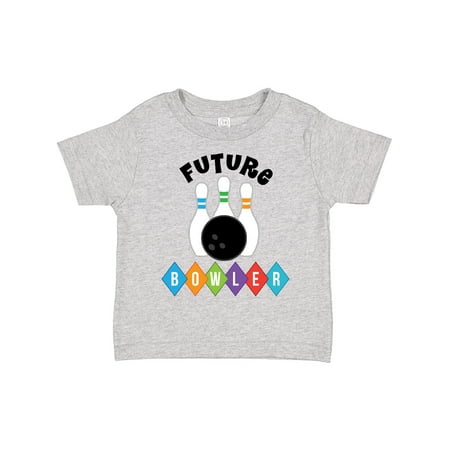 

Inktastic Future Bowler Bowling Pins Gift Toddler Boy or Toddler Girl T-Shirt