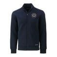thumbnail image 2 of Men's-Cutter & Buck  Navy Philadelphia Union Big & Tall Roam Eco Tri-Blend Recycled Full-Zip Jacket, 2 of 3