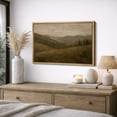 thumbnail image 2 of Framed Canvas Print Vintage Countryside Landscape Wall Art Modern Farmhouse Decorative for Living Room Bedroom - 24"x36" NATURAL, 2 of 8