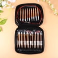 thumbnail image 1 of EASTIN Needles Knitting Needle Knit Crochet Weaving Yarn Set Wooden Sweater Kit Interchangeable Pin Pointed Making Circular Knittin, 1 of 6