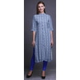 thumbnail image 3 of Bimba Printed Button Down Straight Tunic Dresses For Women Kurti X-Large, 3 of 6