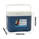 thumbnail image 3 of Xihbxyly Nevera Portátil con Termómetro Aislante, Resistente a Fugas y Duradera, Capacidad de 12 L, Conserva El Hielo Durante 3 Días, Ideal para Camping, Playa, Deportes y Actividades Al Aire Libre,, 3 of 6