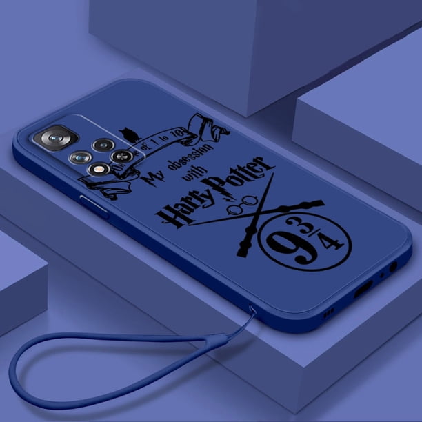 Cartoon Logo Potters Wand Harries Phone Case For Xiaomi Redmi Note 11 11S 11T 10S 10 9S 9T 9 8T 8 Pro Plus 5G Liquid Rope FundaRedmi Note 10 5G Gao Jinjia LED
