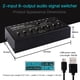 thumbnail image 4 of B062 2 en 8 Out Video Audio Switch Switcher Selector Box USB 5V DIY 8 Way Splitter Box, para DVD DVR, consolas de juegos, interfaz RCA Plug, 4 of 9