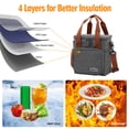 thumbnail image 6 of TRANSLINK Tote Bag for Women Large Canvas Insulation Lunch Bags Work Bag Satchels Handbags, 6 of 8