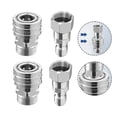 thumbnail image 2 of Bgsha NPT 3/8 Inch Male Female Quick Connector Kit Pressure Washer Adapters M22 Thread, 2 of 4