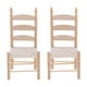 thumbnail image 1 of 2pcs 1:12 Dolls House atures Wooden Chair Doll Bedroom Accessories, 1 of 9