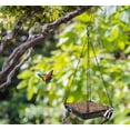thumbnail image 4 of Sistema de comederos para pájaros colgantes de metal de 217,5*17,4*41 cm con cadenas duraderas para exteriores y jardín, 4 of 5