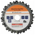 thumbnail image 1 of Heat-Treated Blades Wood Carving Disc, Angle Grinder Accessory for Smooth Surface Finish, Stainless Steel for Long Durability, Custom R&D for Unique Projects, 1 of 5