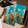 thumbnail image 5 of Spiral Notebook,College Ruled Journal,8.26" x 5.71" 50 Sheets/100 Pages,2 Pack - Sunflowers And Butterflies in The Sky With Blue Sky, 5 of 7